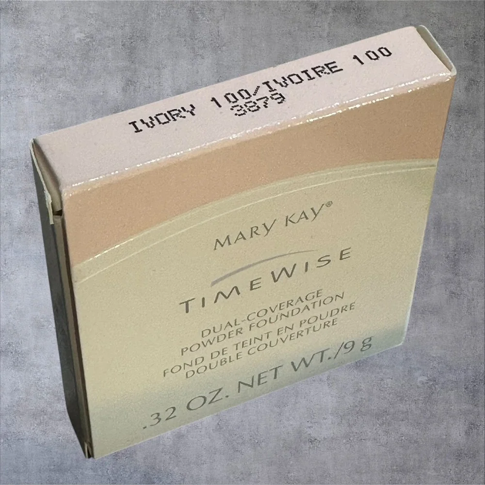 Mary Kay TimeWise Dual-Coverage Powder Foundation Ivory 100‎ 3879 Matte 0.32oz